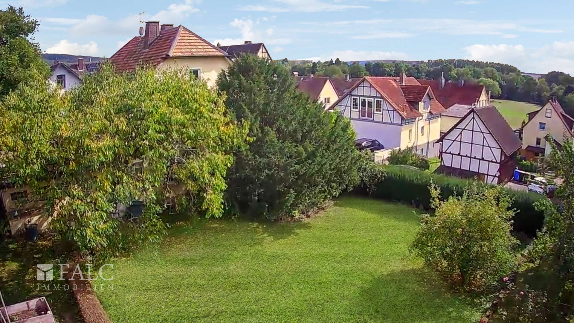 Garten von oben